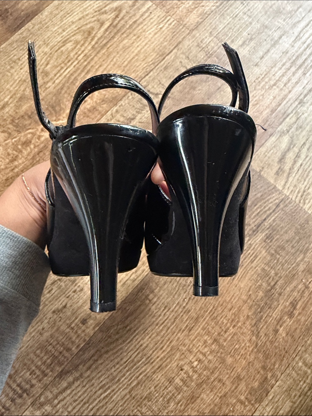Nine West ‘Karoo’ Slingback Peep-Toe Pump - Picture 6 of 7